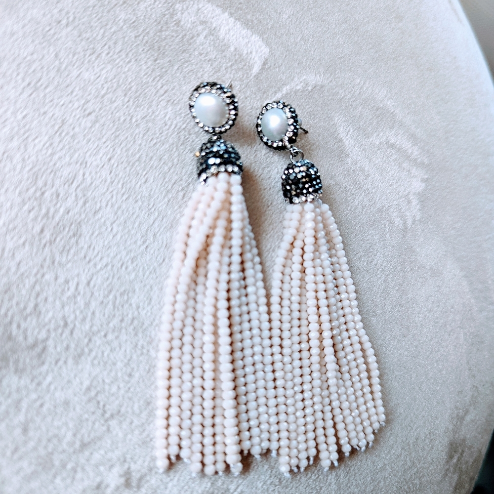 Pearl earrings